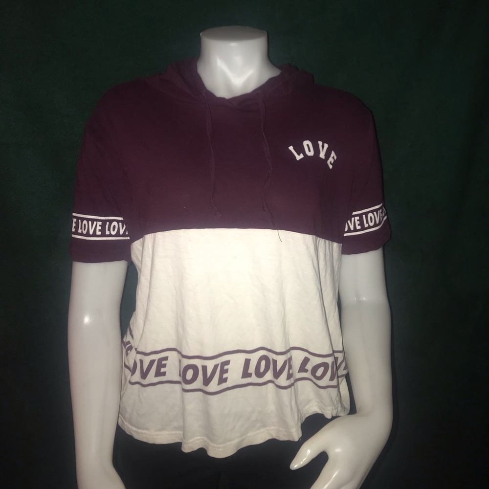 hooded shirt